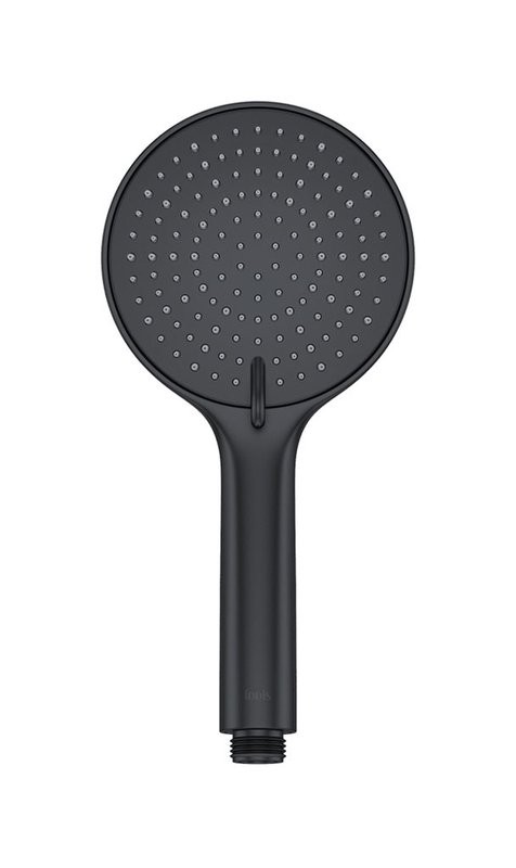 Смеситель для ванны с душем IDDIS Aiger AIGBL00i02WA + Душевая лейка Optima Home OPH3F0Bi18 + Душевой шланг OPH15BLi19 + Настенный держатель Shower Holder 080BL00i53 матовый черный