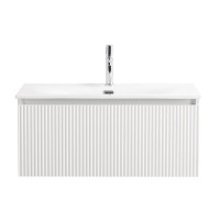 Тумба с раковиной BelBagno Uno 80 подвесная, 1 ящик, bianco opaco