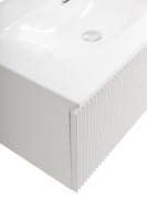 Тумба с раковиной BelBagno Uno 80 подвесная, 1 ящик, bianco opaco