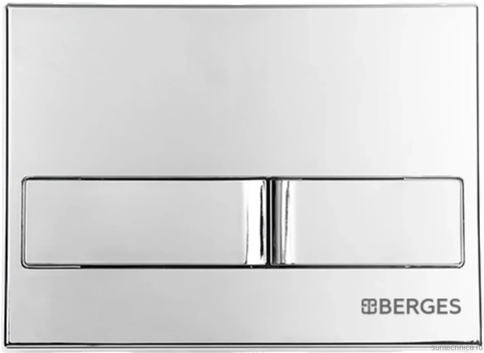 Кнопка смыва Berges Novum L3 хром, глянец