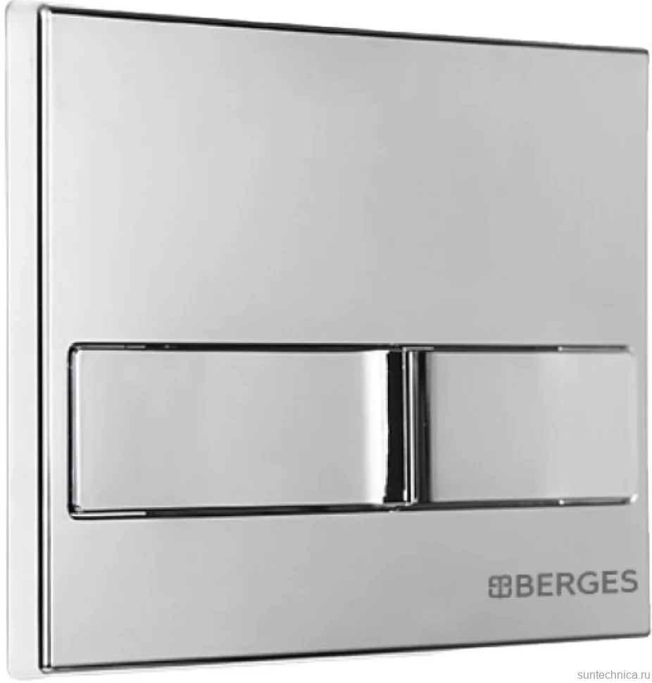 Кнопка смыва Berges Novum L3 хром, глянец