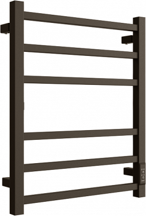 Полотенцесушитель электрический Двин L plaza neo 60/50 чёрный матовый