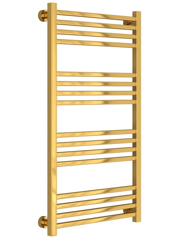 Полотенцесушитель водяной Сунержа Модус Pro 03-0450-1050 100x55 см, глянцевое золото, лесенка