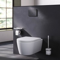 Кнопка смыва для унитаза AM.PM PrimeFit I090138 АБС-пластик, цвет матовый черный