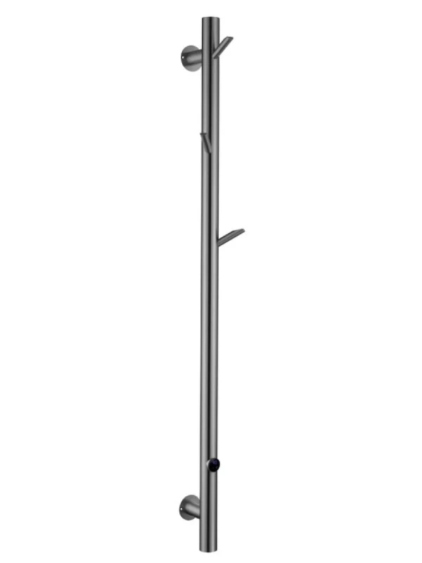 Полотенцесушитель электрический Boheme Oak 724-50-GM 150x5 см, gun metal, I-образный, из стали