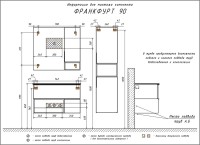 Мебель для ванной комнаты Comforty Франкфурт 90 дуб шоколадно-коричневый, черная раковина