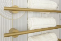 Полотенцесушитель электрический Сунержа Идиллия Plus 1000 5x110 см, скрытое подключение, золотой шелк, I-образный