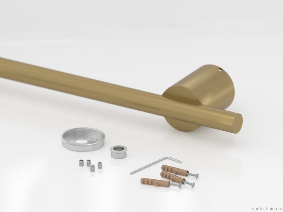 Полотенцесушитель электрический Сунержа Идиллия Plus 1000 5x110 см, скрытое подключение, золотой шелк, I-образный