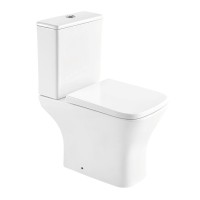 Унитаз-компакт напольный AZARIO Nigel AZ-55T глянцевый белый