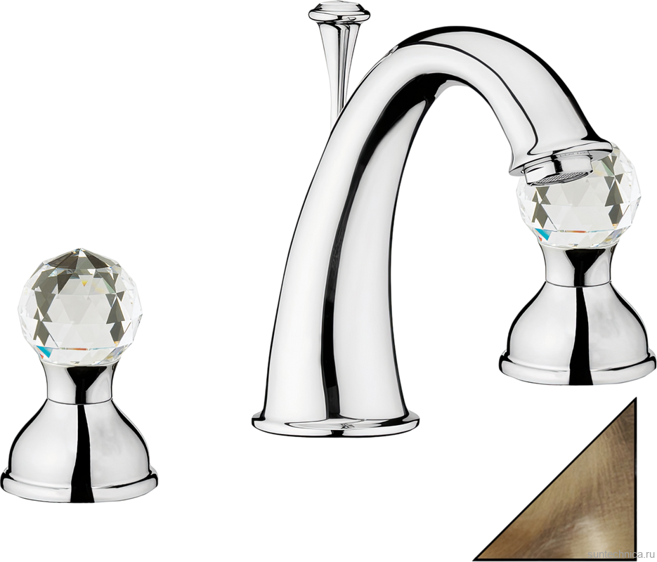 Смеситель для раковины Webert Karenina KA750101065 бронза