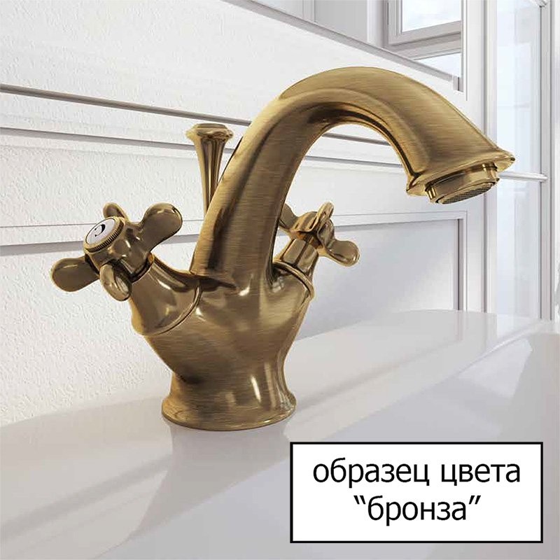 Смеситель для раковины Webert Karenina KA750101065 бронза