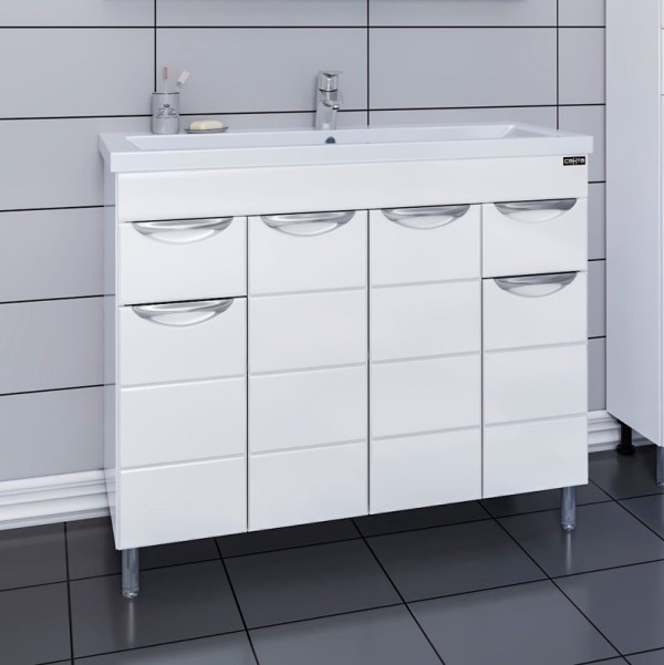 Тумба с раковиной СаНта Родос (Фостер) 100 напольная