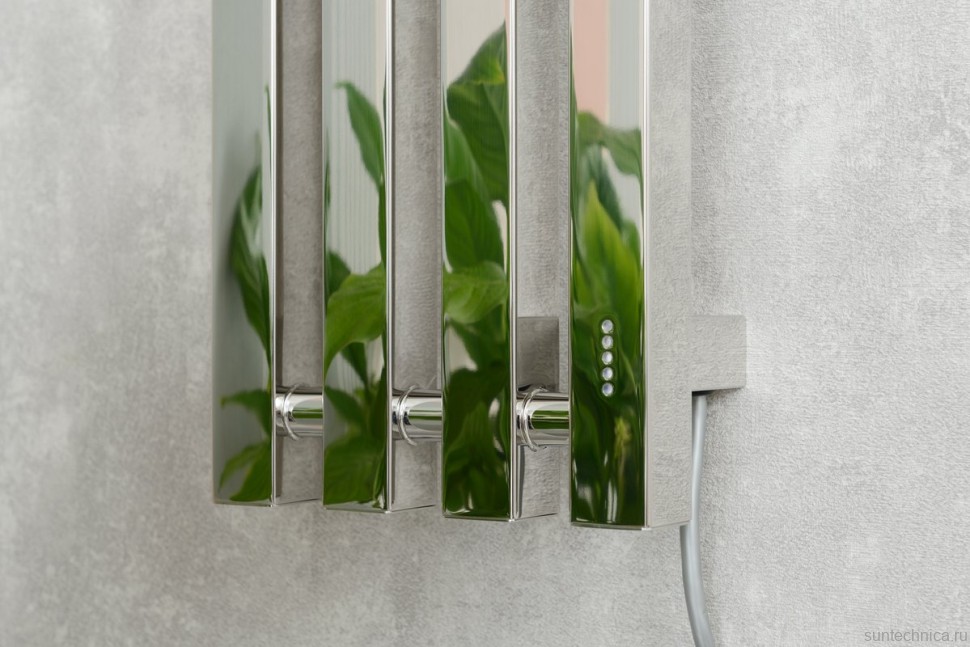 Полотенцесушитель электрический Сунержа Сатерленд 4.0 00-0853-1215 120x20 см, подключение справа, скрытое подключение справа, без покрытия, I-образный