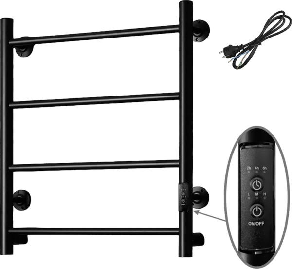 Полотенцесушитель электрический Тругор Аспект ПЭК СП1 60x40, черный