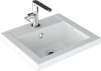 Мебель для ванной комнаты Grossman Виста 50 напольная, белый глянец