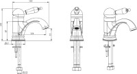 Смеситель для раковины Boheme Medici Ripresa 301