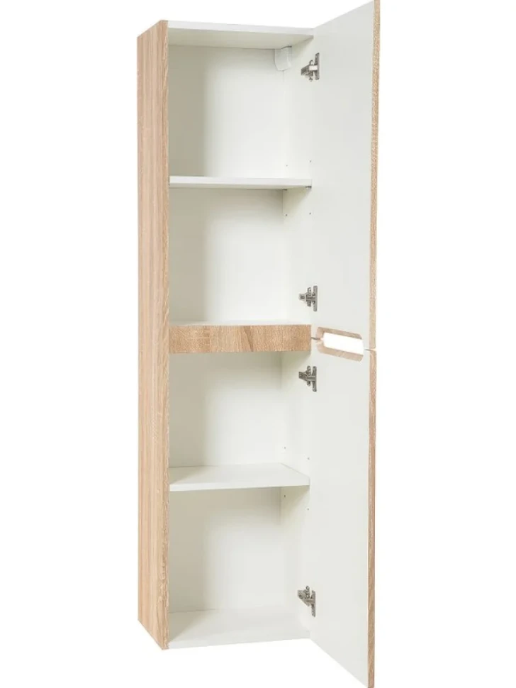 Шкаф пенал для ванной BelBagno Etna 40 R rovere bianco