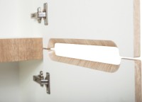 Шкаф пенал для ванной BelBagno Etna 40 R rovere bianco