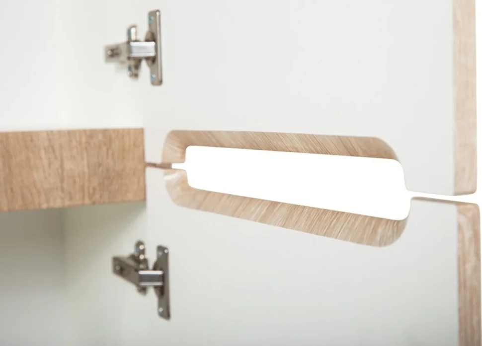 Шкаф пенал для ванной BelBagno Etna 40 R rovere bianco