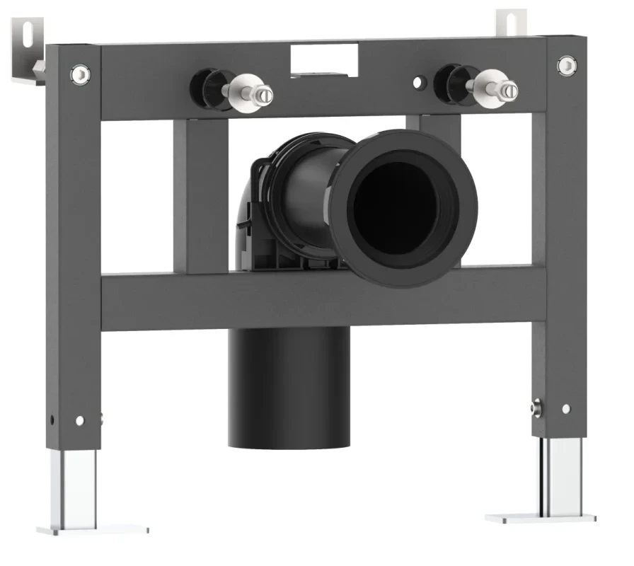 Умный унитаз подвесной SantiLine SL-5038 с функцией биде, безободковый, с микролифтом, глянцевый белый