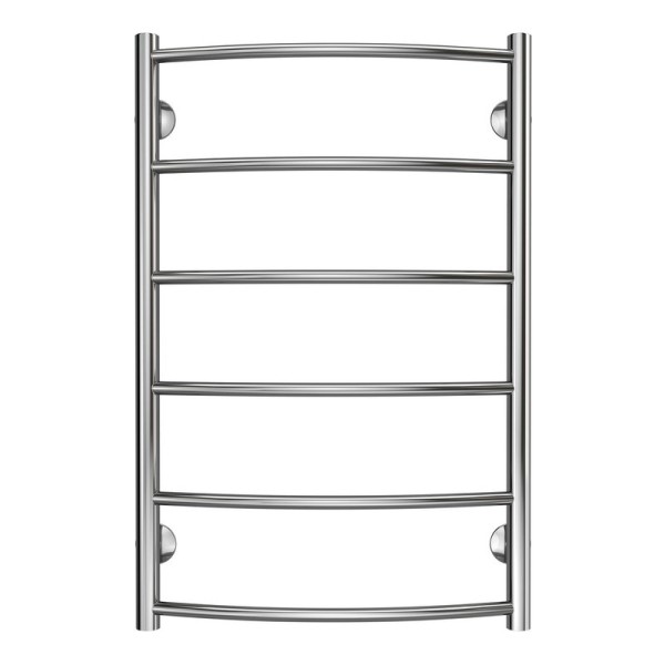 Полотенцесушитель Azario VERONA 500/800 водяной 6 пер. (1"-1/2" Полированный)