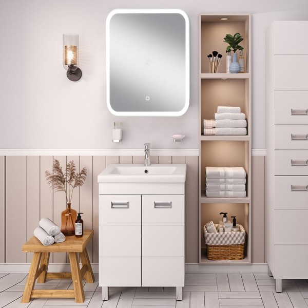 Мебель для ванной комнаты Emmy Монтана 50 зеркало STWORKI Монтре