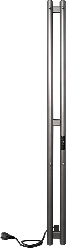 Полотенцесушитель электрический Indigo Style LSE120-10GFMRt graphite metallic
