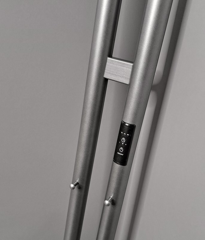 Полотенцесушитель электрический Indigo Style LSE120-10GFMRt graphite metallic