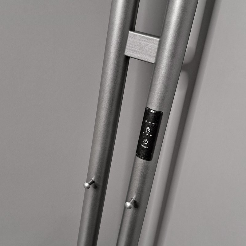 Полотенцесушитель электрический Indigo Style LSE120-10GFMRt graphite metallic