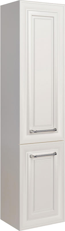 Шкаф пенал для ванной ASB-Woodline Валенца 80 слоновая кость