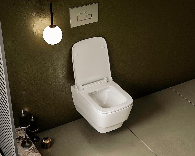 Унитаз подвесной Boheme Bello 971-MW белый матовый