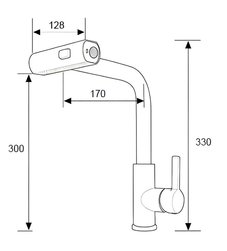 Смеситель для кухни BOCH MANN Sophia W BM10431 белый