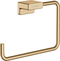 Полотенцедержатель Hansgrohe AddStoris 41754140 шлифованная бронза