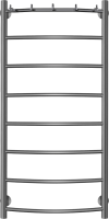 Полотенцесушитель электрический Secado Милан 1 К 100x50 см, подключение слева, графит, лесенка