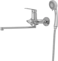 Смеситель с длинным изливом для ванны Agger Clean A2421100 Смеситель с длинным изливом для ванны Agger Clean A2421100