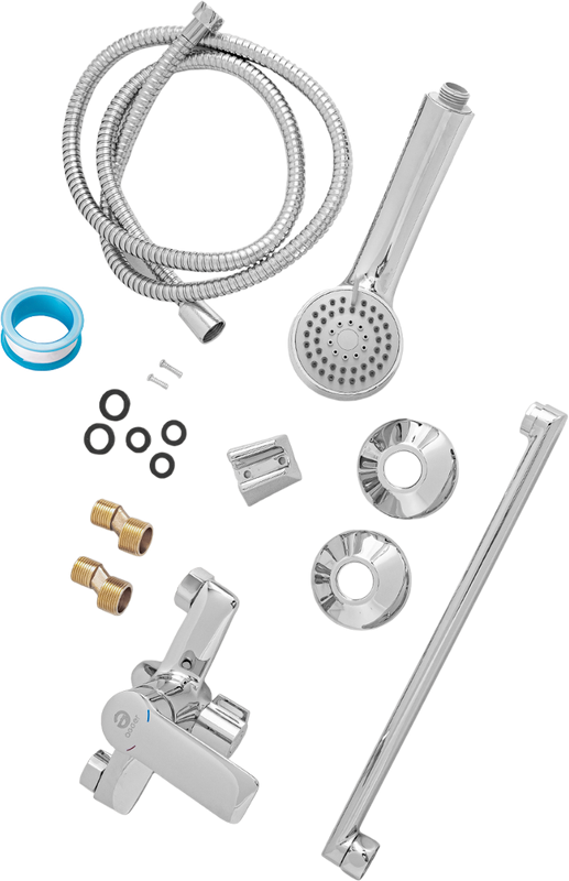 Смеситель с длинным изливом для ванны Agger Clean A2421100