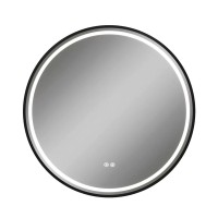 Зеркало круглое Teymi Lina Supernova T20122 D60 LED сенсор, антипар, черное