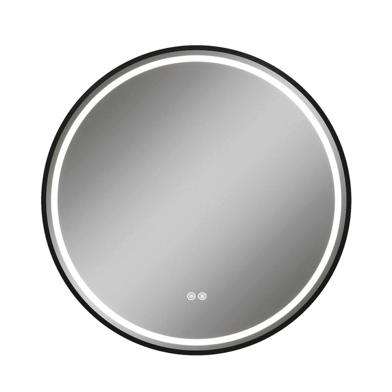 Зеркало круглое Teymi Lina Supernova T20122 D60 LED сенсор, антипар, черное