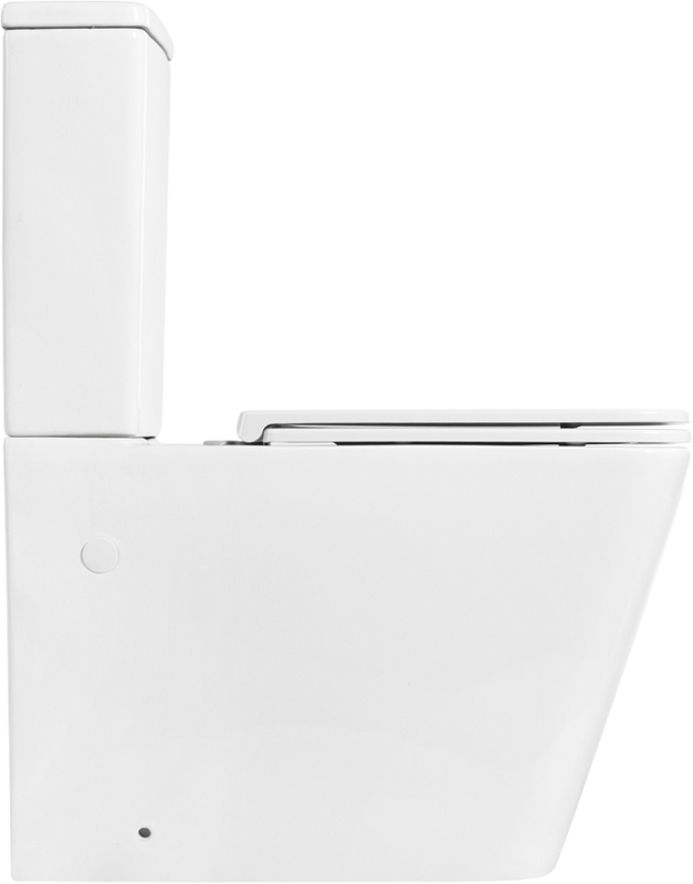 Унитаз-компакт напольный BelBagno Ardente-R BB02093CPR безободковый, крышка BB2312SC с микролифтом, бачок BB02093T