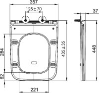 Унитаз-компакт напольный BelBagno Ardente-R BB02093CPR безободковый, крышка BB2312SC с микролифтом, бачок BB02093T