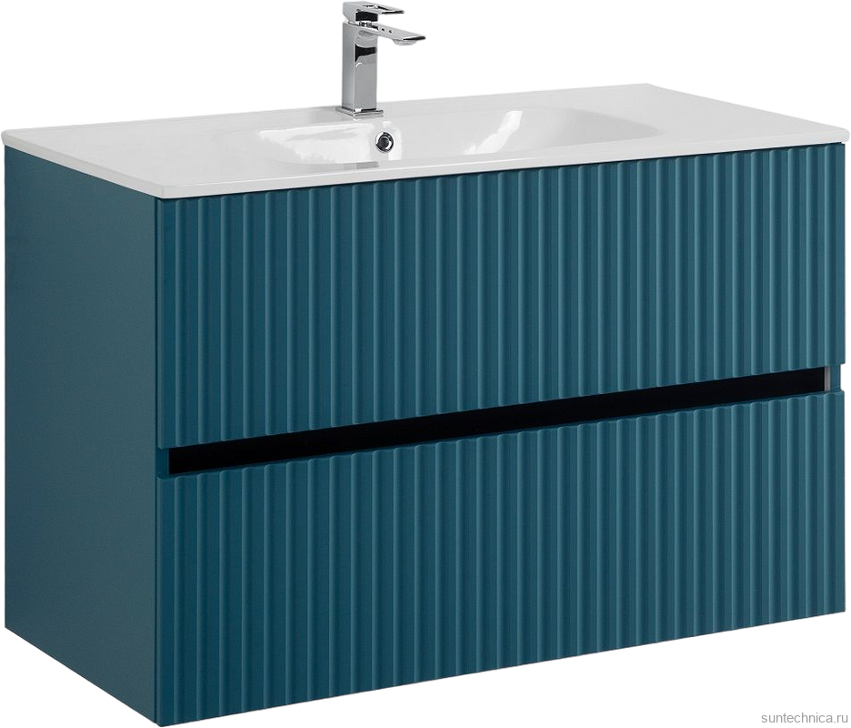 Мебель для ванной комнаты Art&Max Torino 90 подвесная, аквамарин