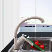Смеситель для кухни Frap H66 F4166-10 бежевый