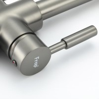 Смеситель для кухни Frap H52 F4352-9 оружейная сталь