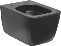 Унитаз подвесной Allen Brau Liberty 4.33007.AN безободковый, с микролифтом, антрацит