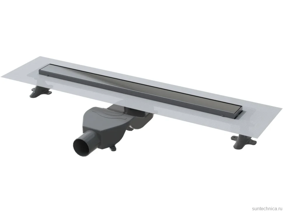 Душевой трап (лоток) Boheme Premium Linear 60 см, gun metal