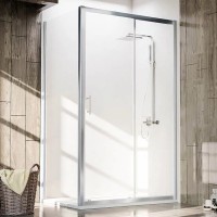 Душевой уголок Veconi Rovigo RV-072 130x70, профиль хром