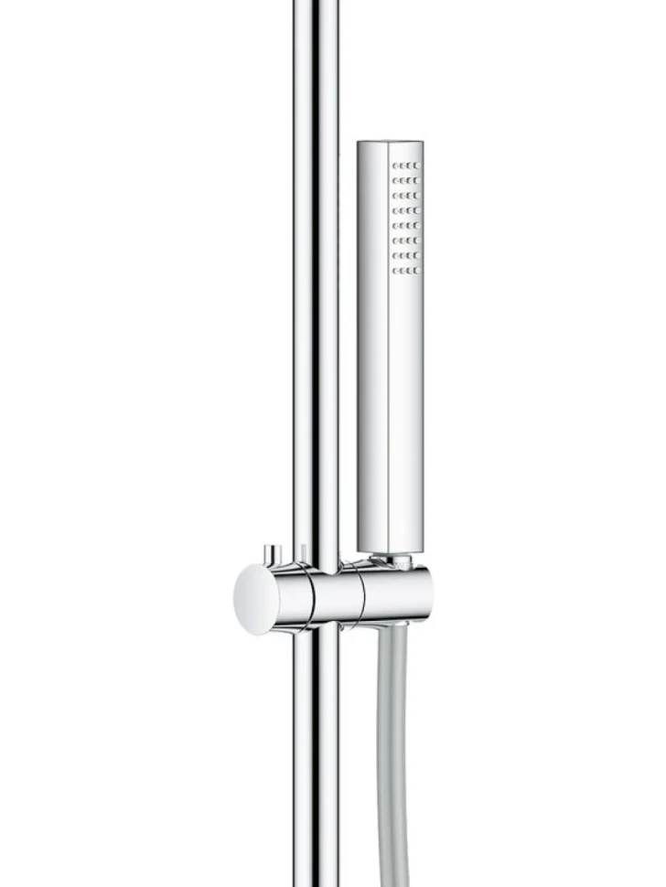 Душевая стойка Grohe Euphoria SmartControl 310 Duo Cube 26508LS0 белая луна, с термостатом