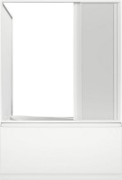 Шторка на ванну Bas Лима, 3 ств., пластик