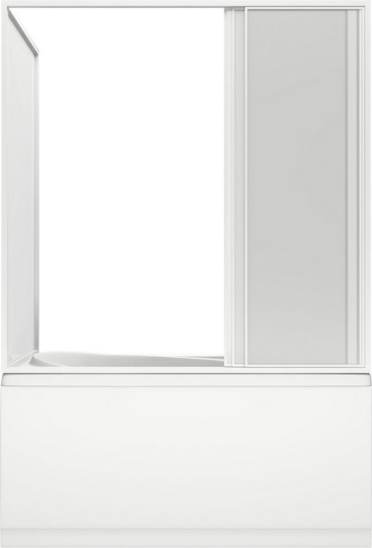 Шторка на ванну Bas Лима, 3 ств., пластик