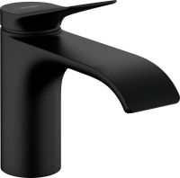 Смеситель для раковины Hansgrohe Vivenis 80 75012670 матовый черный